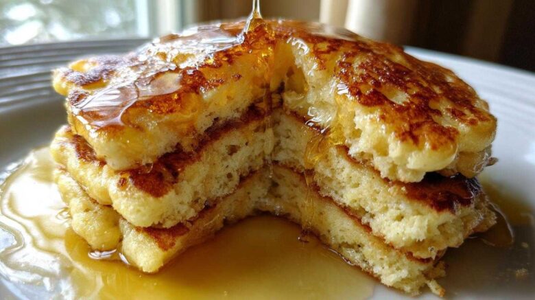 Citrus Ricotta Pancakes with Honey