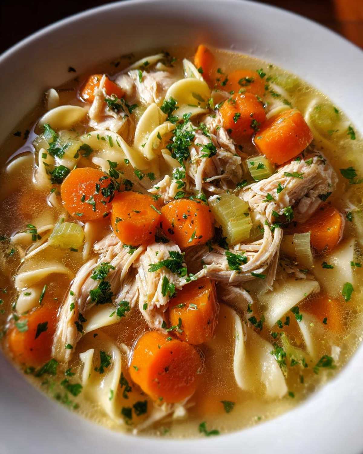Classic Chicken Noodle Soup (Healthy) - detail 3