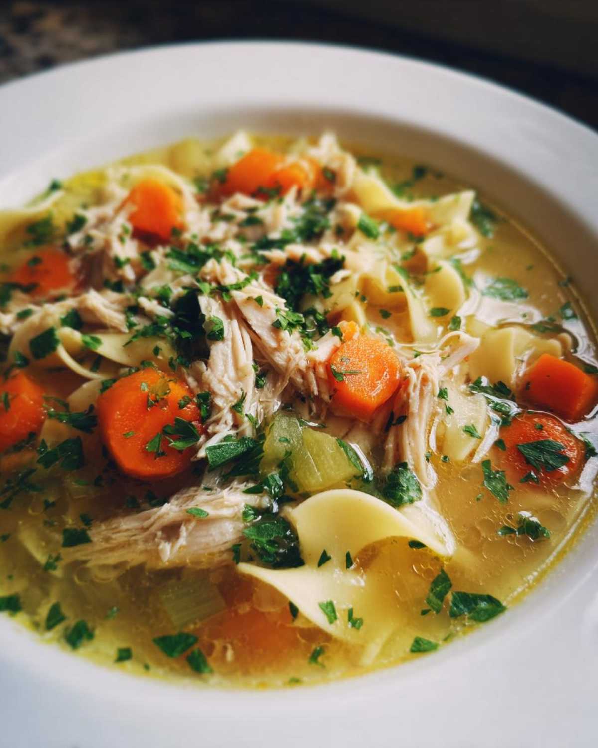 Classic Chicken Noodle Soup (Healthy) - detail 4