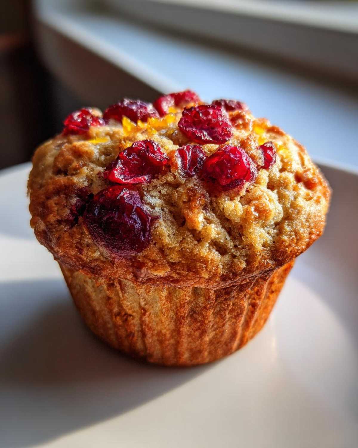 Cranberry Orange Muffins (Healthy) - detail 1