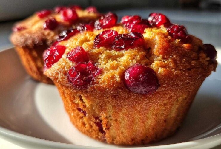 Cranberry Orange Muffins (Healthy)