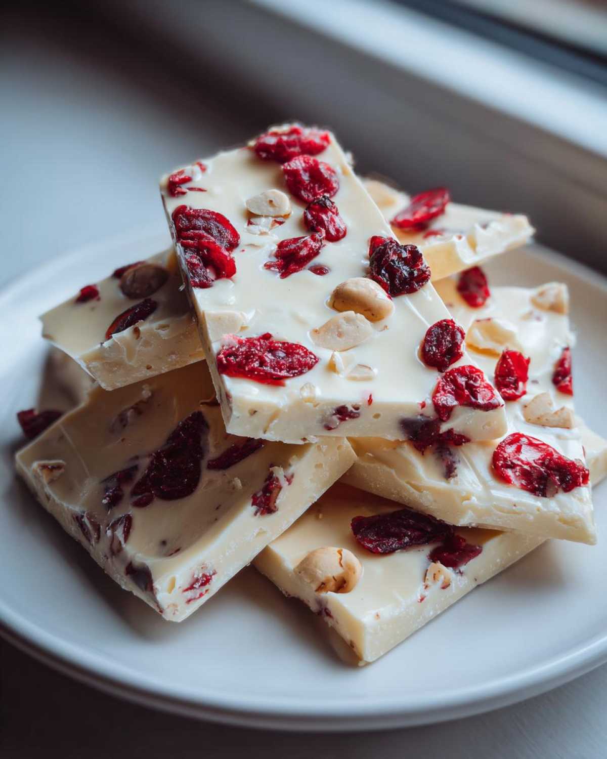 Cranberry White Chocolate Bark - detail 1