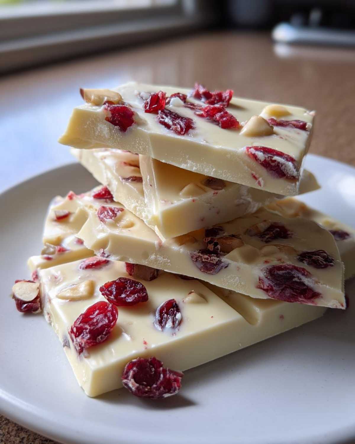 Cranberry White Chocolate Bark - detail 3