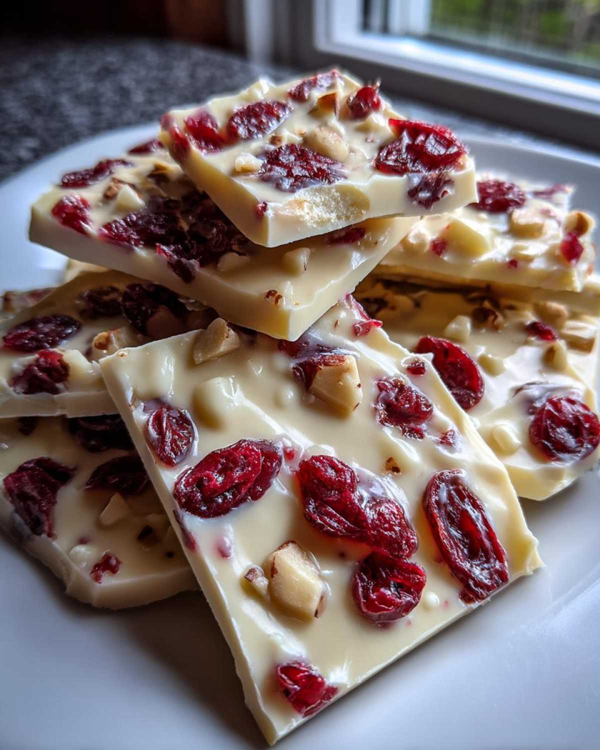 Cranberry White Chocolate Bark - detail 4