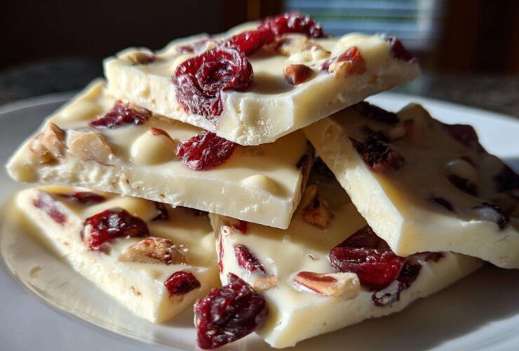 Cranberry White Chocolate Bark