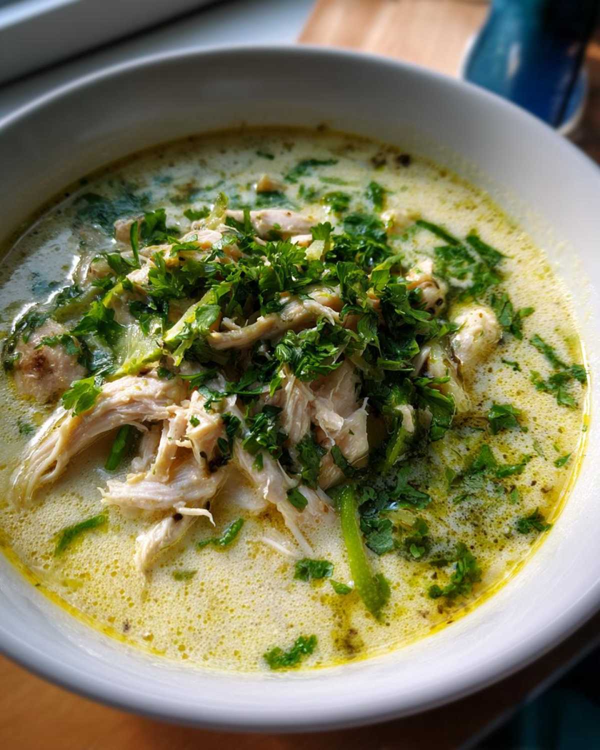 Creamy Coconut Lime Chicken Soup - detail 3