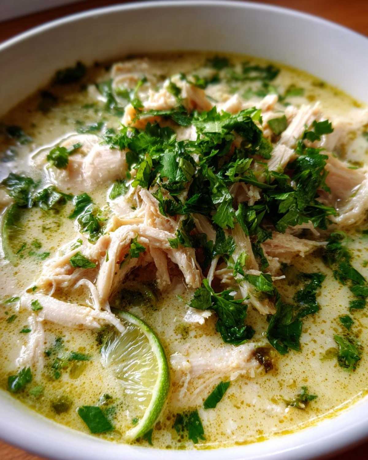 Creamy Coconut Lime Chicken Soup - detail 4