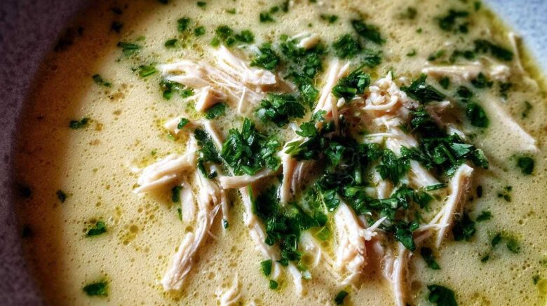 Creamy Coconut Lime Chicken Soup