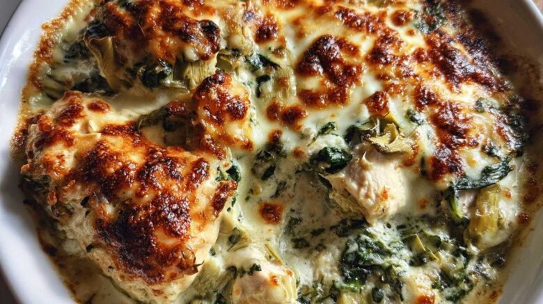 Creamy Spinach Artichoke Chicken