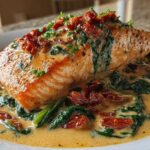 Creamy Tuscan Salmon One-Skillet