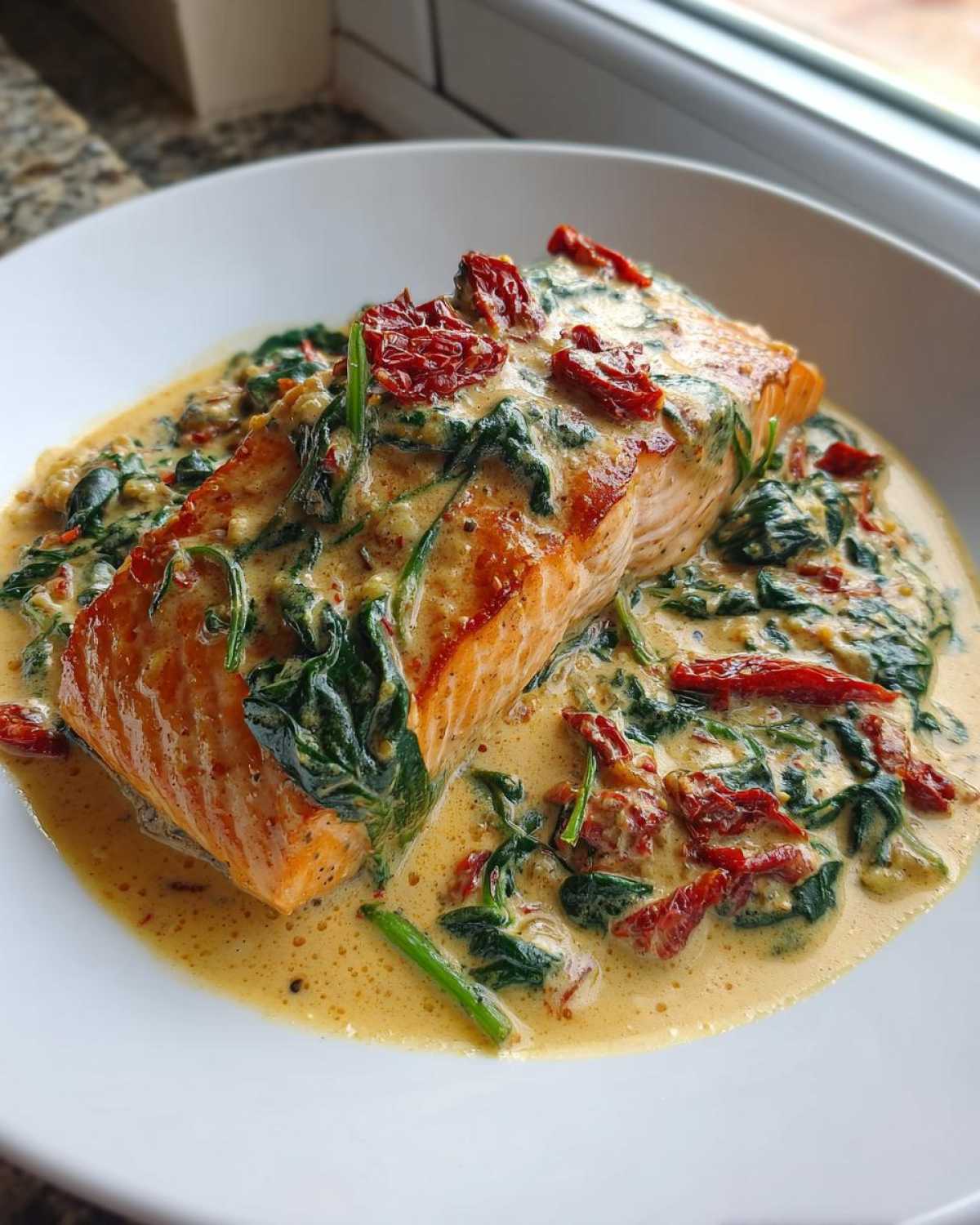 Creamy Tuscan Salmon One-Skillet - detail 3