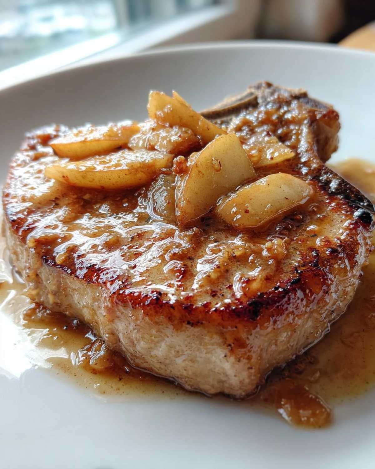 Crockpot Maple Apple Pork Chops - detail 1