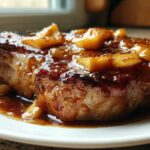 Crockpot Maple Apple Pork Chops