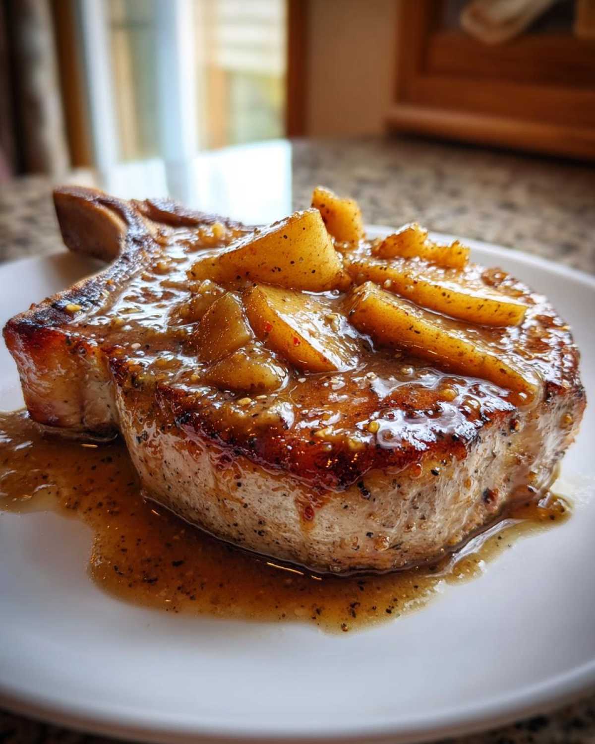 Crockpot Maple Apple Pork Chops - detail 4