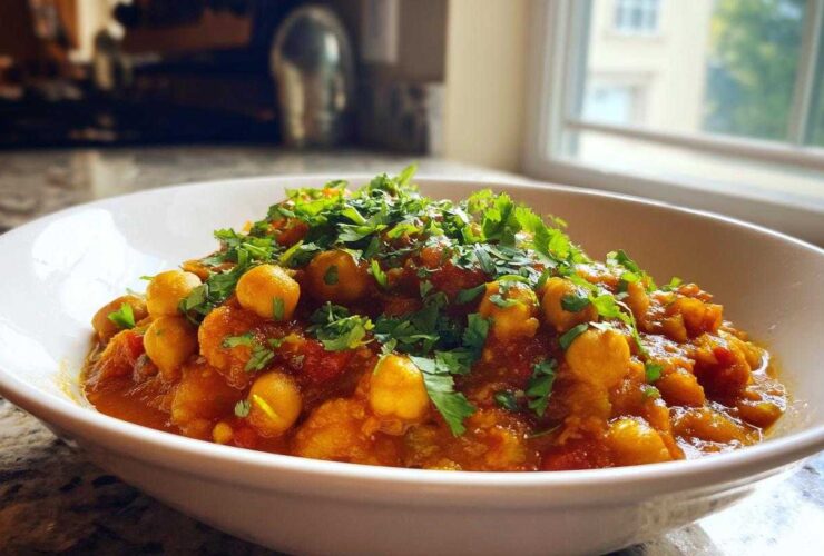 Crockpot Moroccan Chickpea Curry