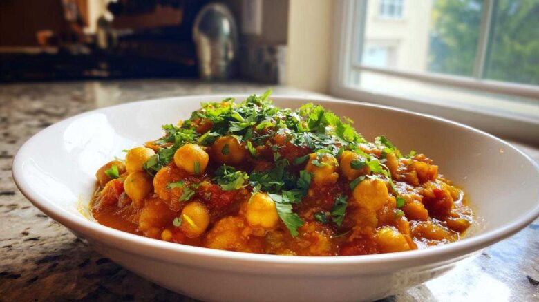 Crockpot Moroccan Chickpea Curry
