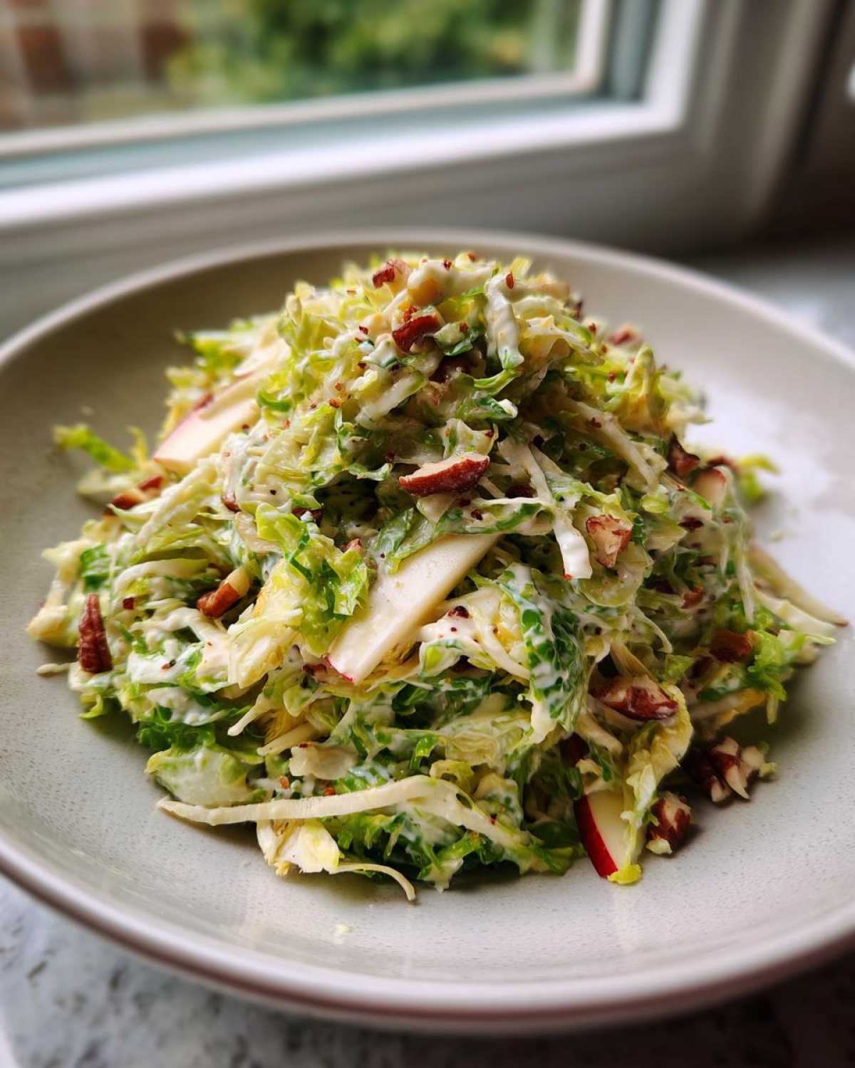 Crunchy Apple Brussels Sprout Slaw - detail 1