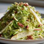 Crunchy Apple Brussels Sprout Slaw