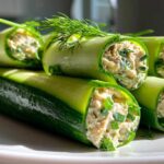 Cucumber Hummus Roll-Ups