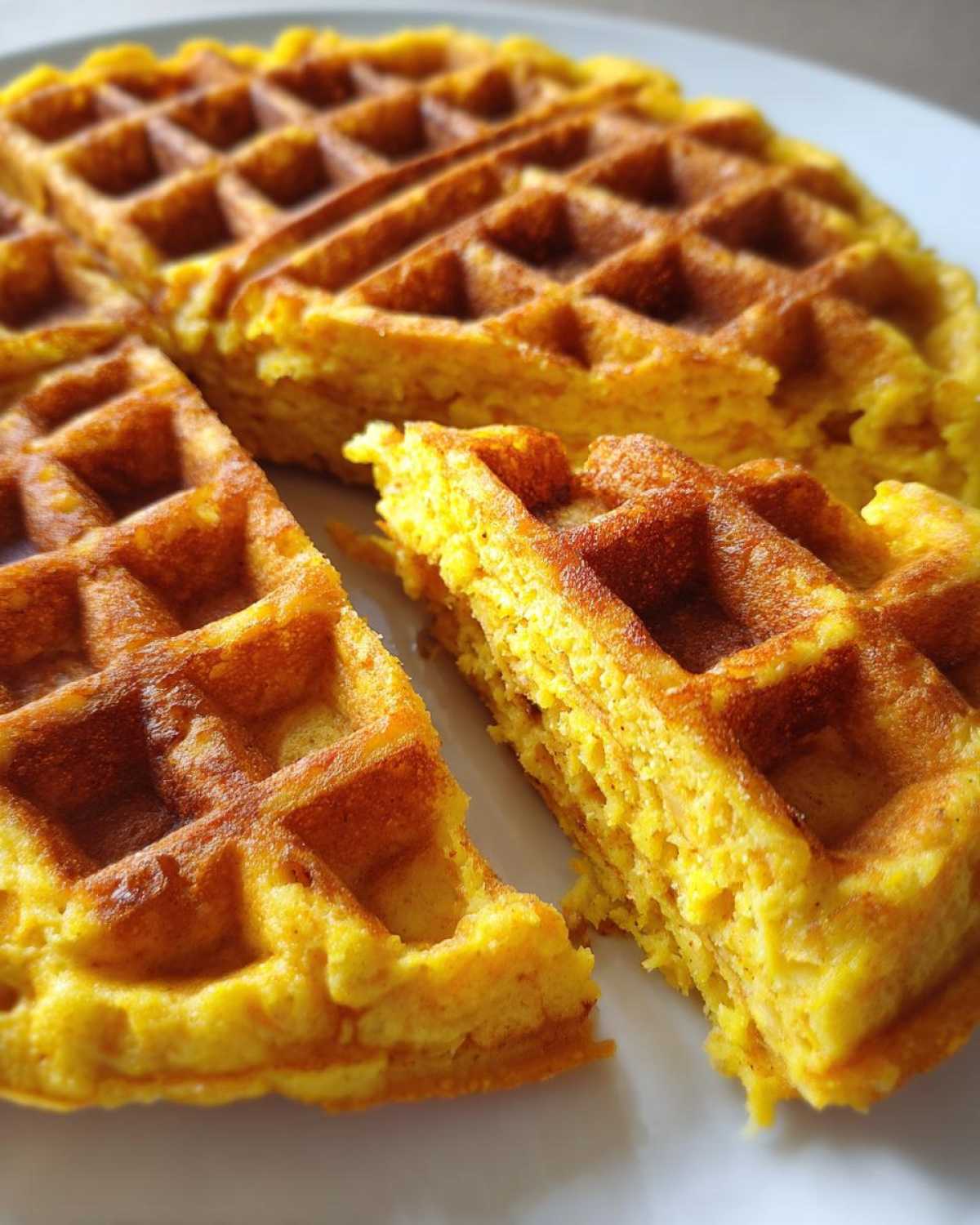 Egg-Free Vegan Cornbread Waffles - detail 3