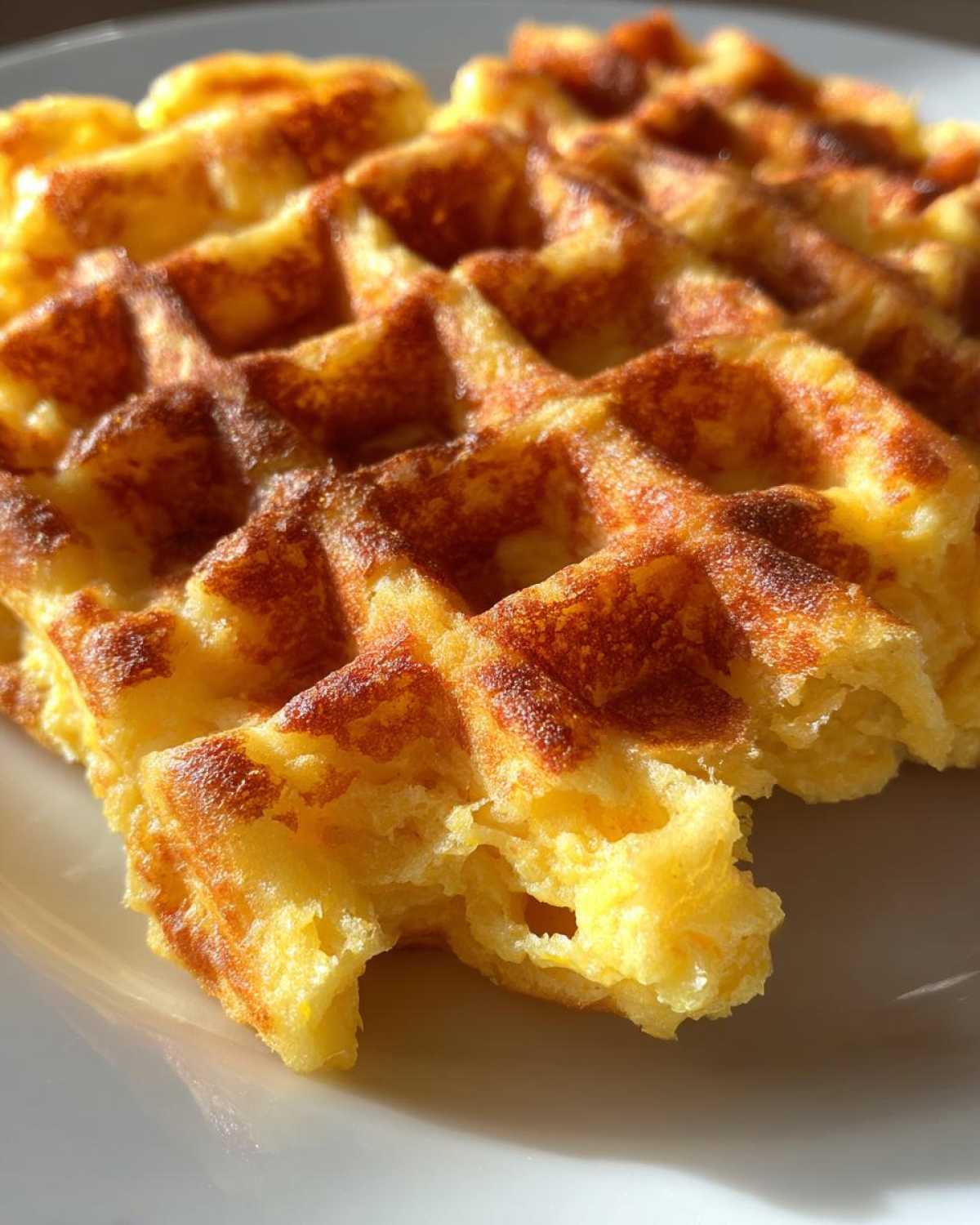 Egg-Free Vegan Cornbread Waffles - detail 4