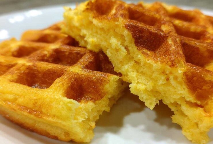 Egg-Free Vegan Cornbread Waffles