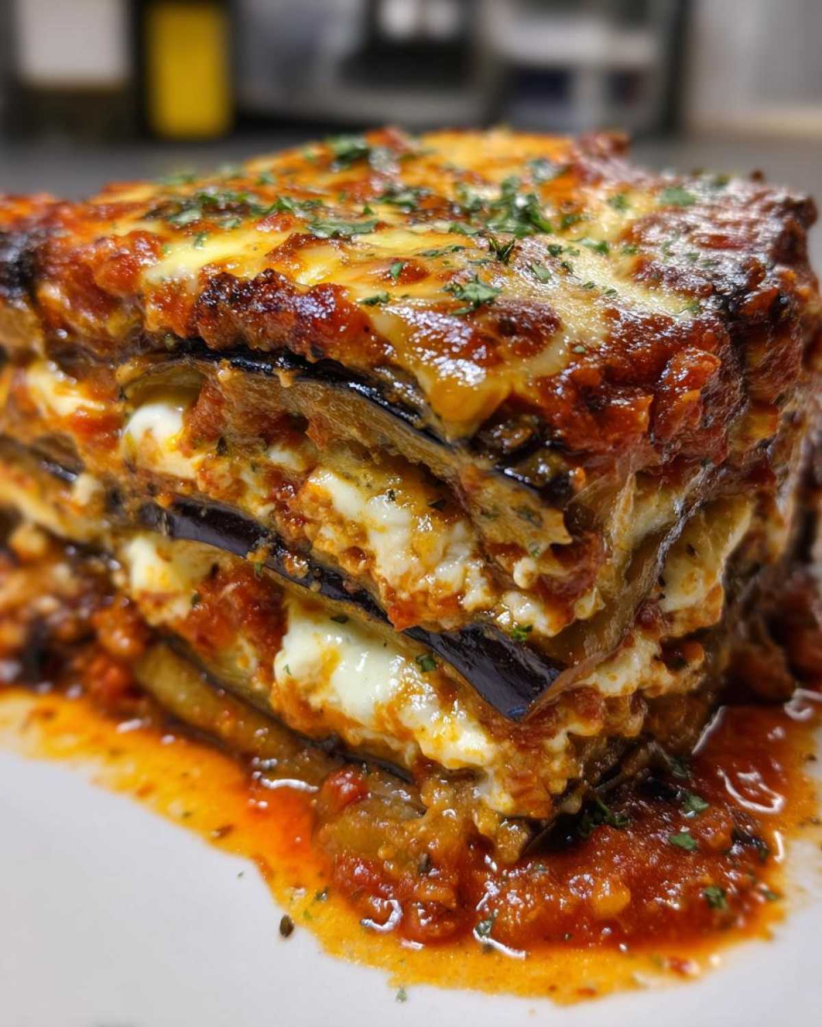 Eggplant Lasagna (Vegetarian) - detail 2