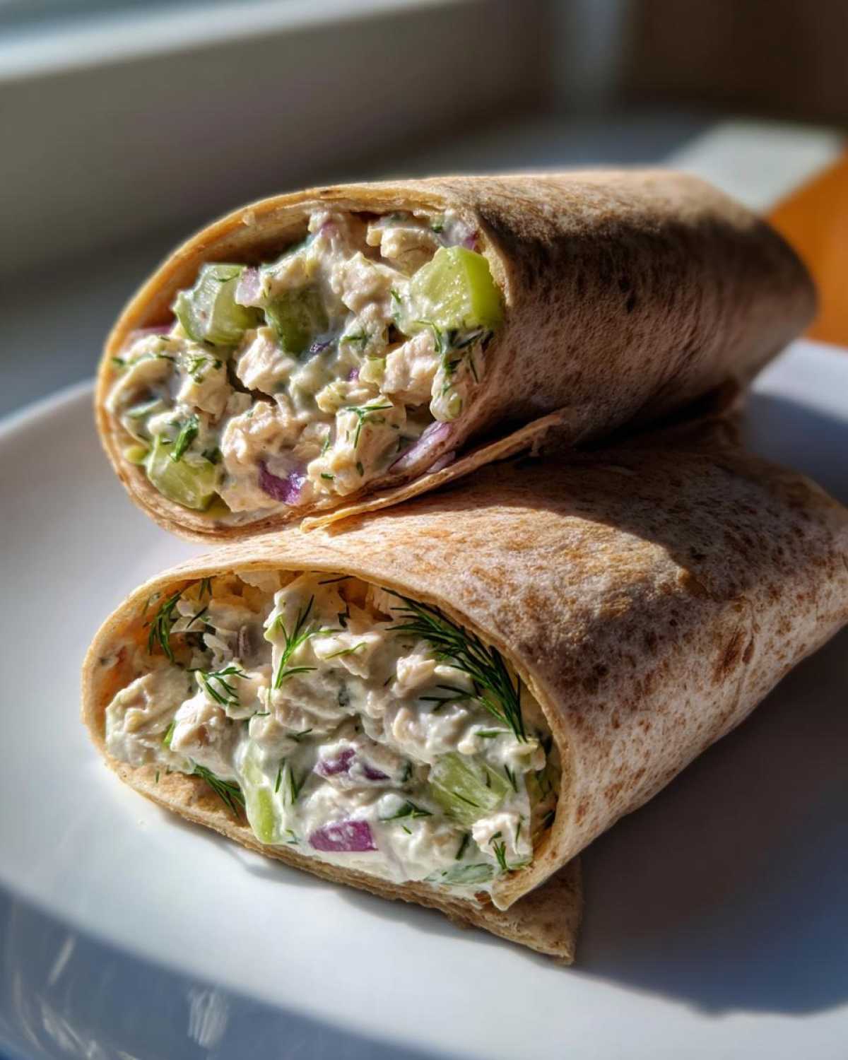 Greek Yogurt Chicken Salad Wrap - detail 1