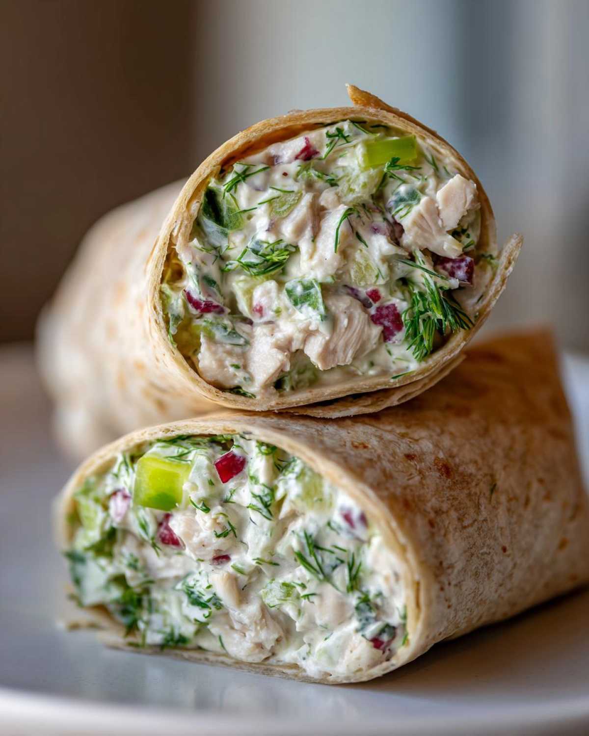 Greek Yogurt Chicken Salad Wrap - detail 2