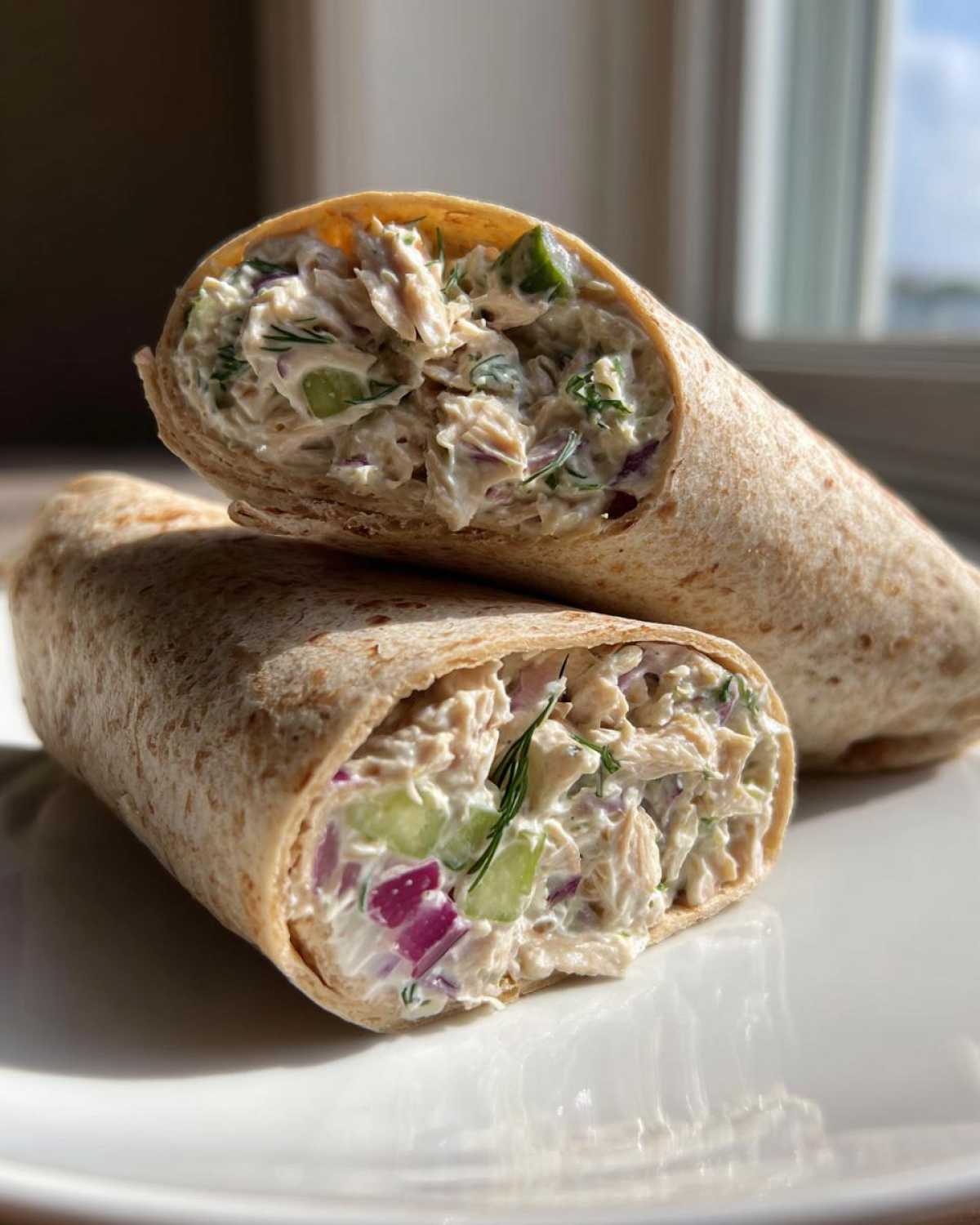 Greek Yogurt Chicken Salad Wrap - detail 3