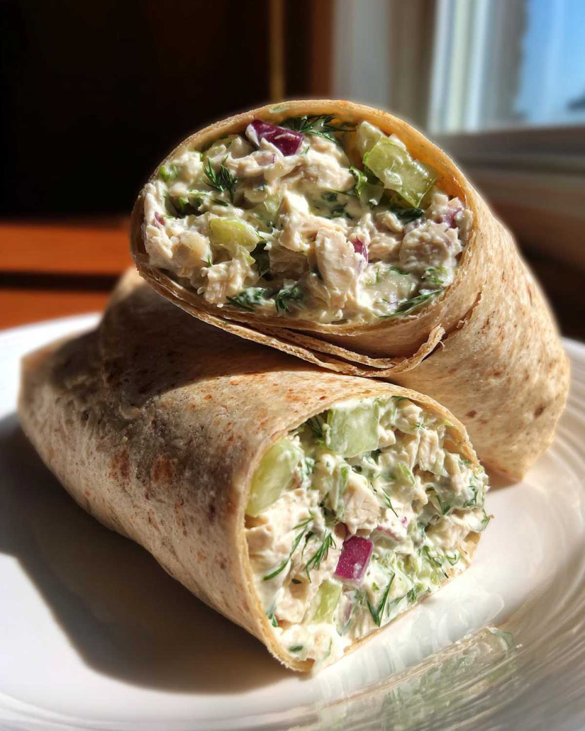 Greek Yogurt Chicken Salad Wrap - detail 4