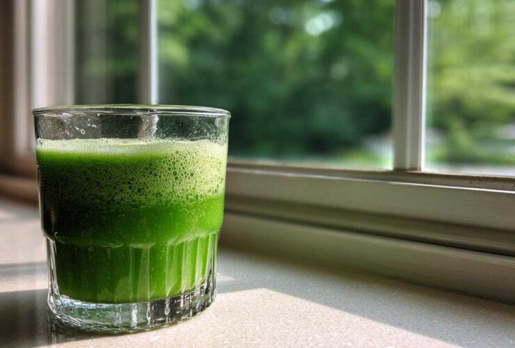Green Detox Smoothie with Kale & Pineapple