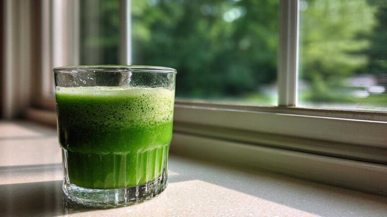Green Detox Smoothie with Kale & Pineapple