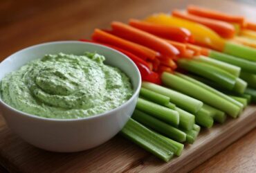 Green Goddess Veggie Dip Board