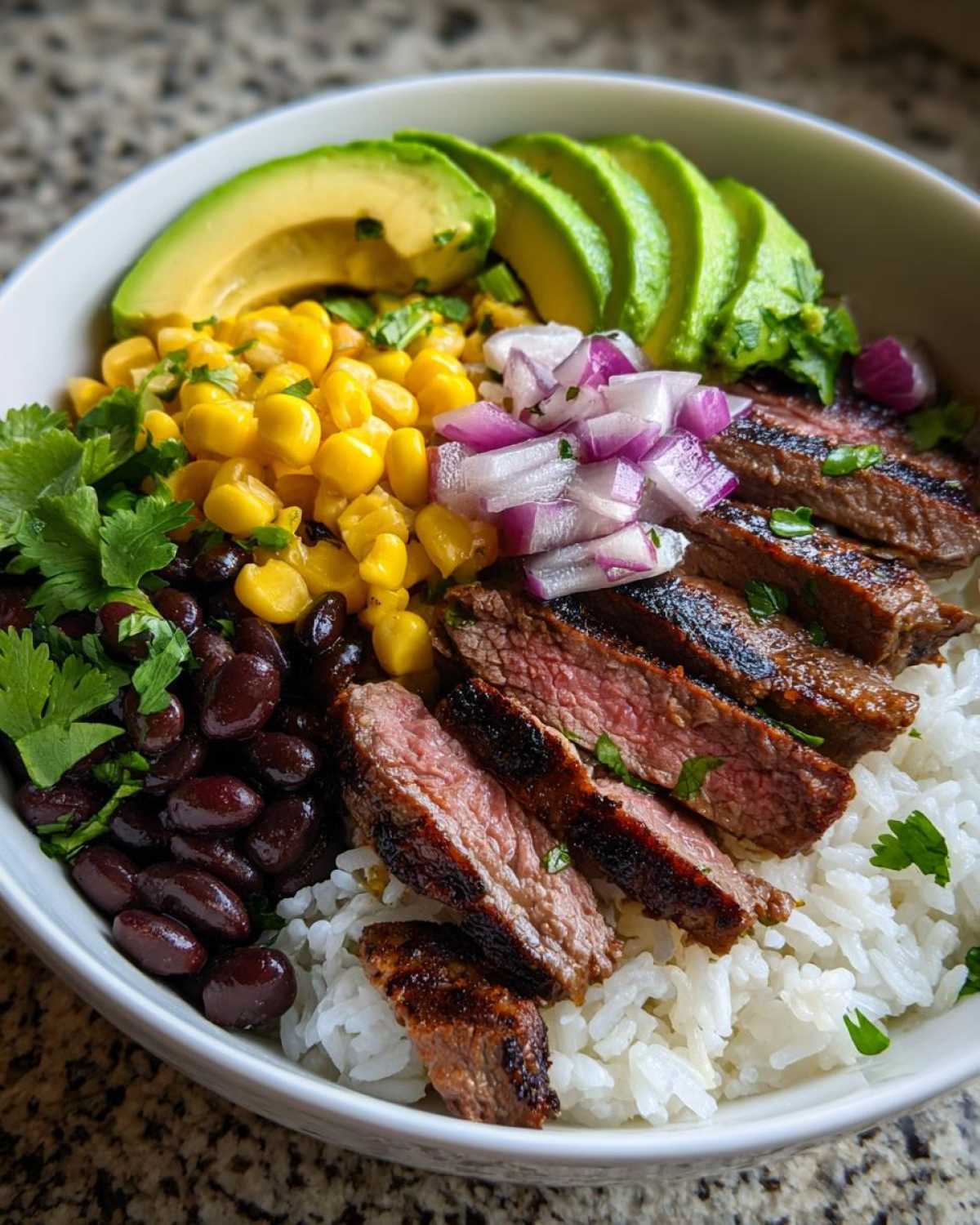 Grilled Steak Burrito Bowls - detail 1