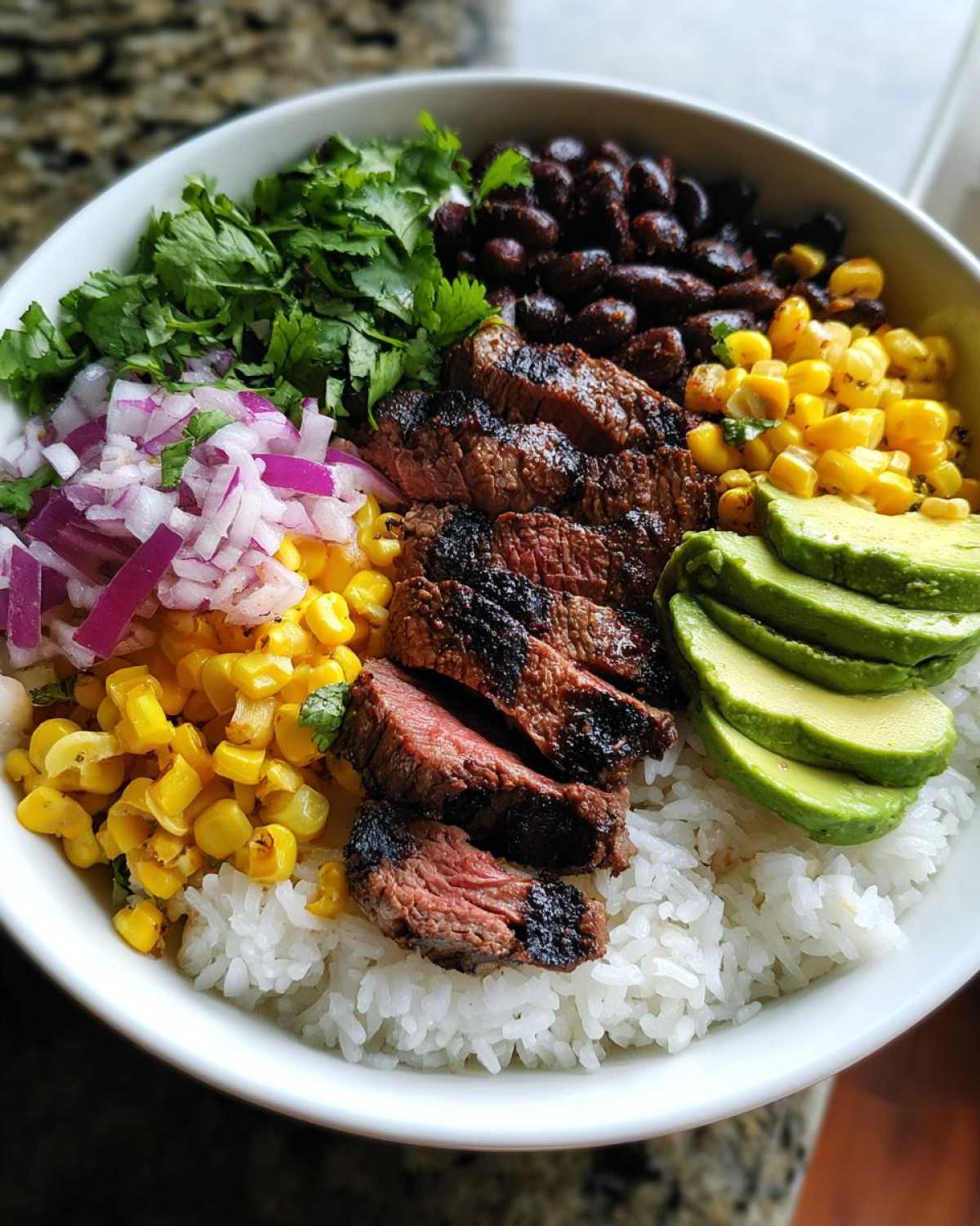 Grilled Steak Burrito Bowls - detail 2