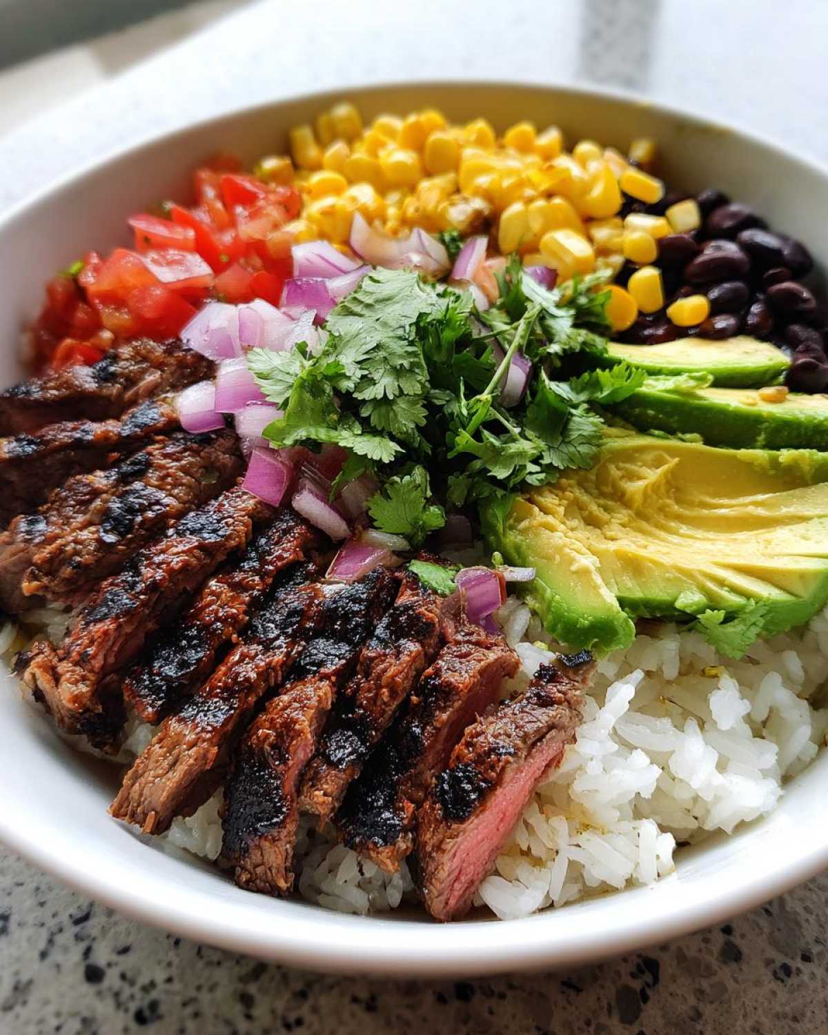 Grilled Steak Burrito Bowls - detail 3