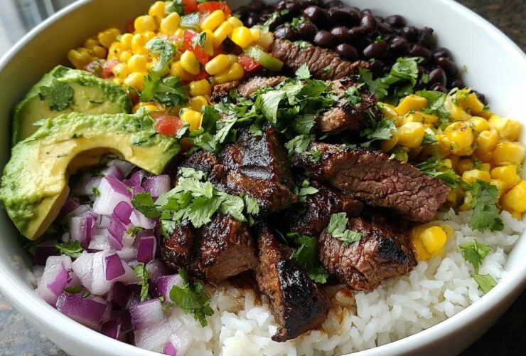 Grilled Steak Burrito Bowls