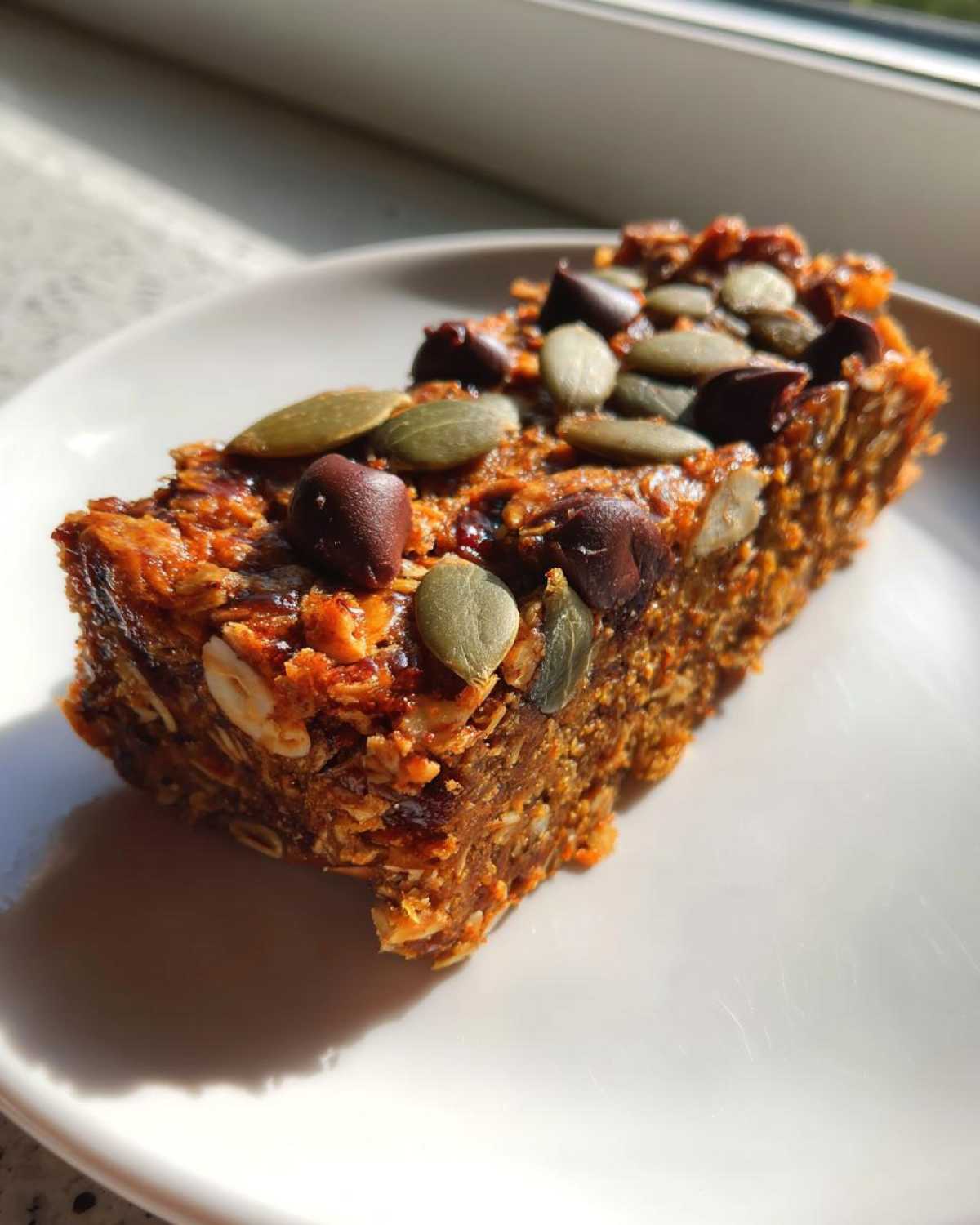 Healthy Pumpkin Spice Granola Bars - detail 1