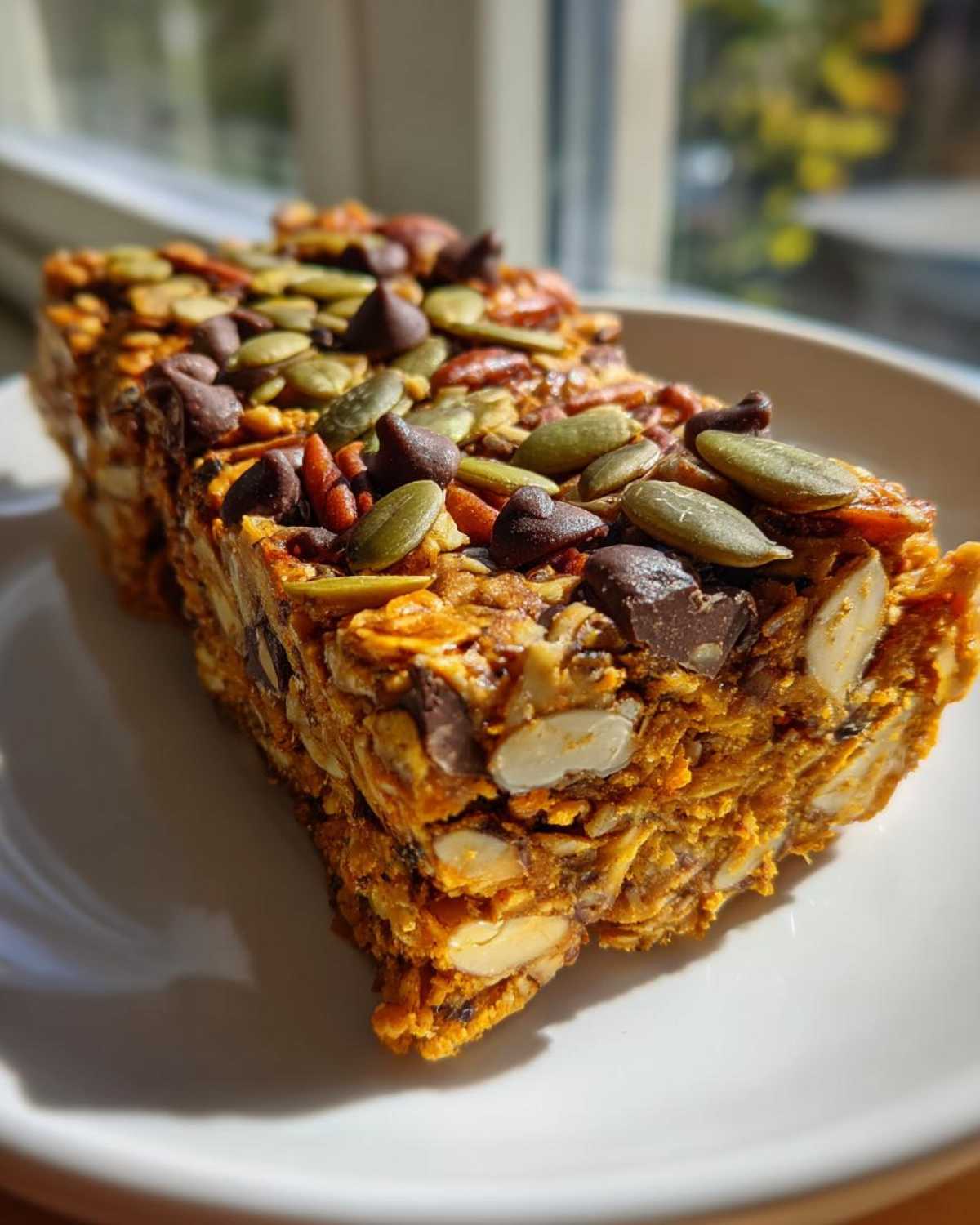 Healthy Pumpkin Spice Granola Bars - detail 3