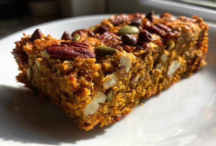 Healthy Pumpkin Spice Granola Bars