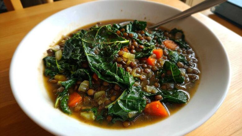 Hearty Lentil and Kale Soup
