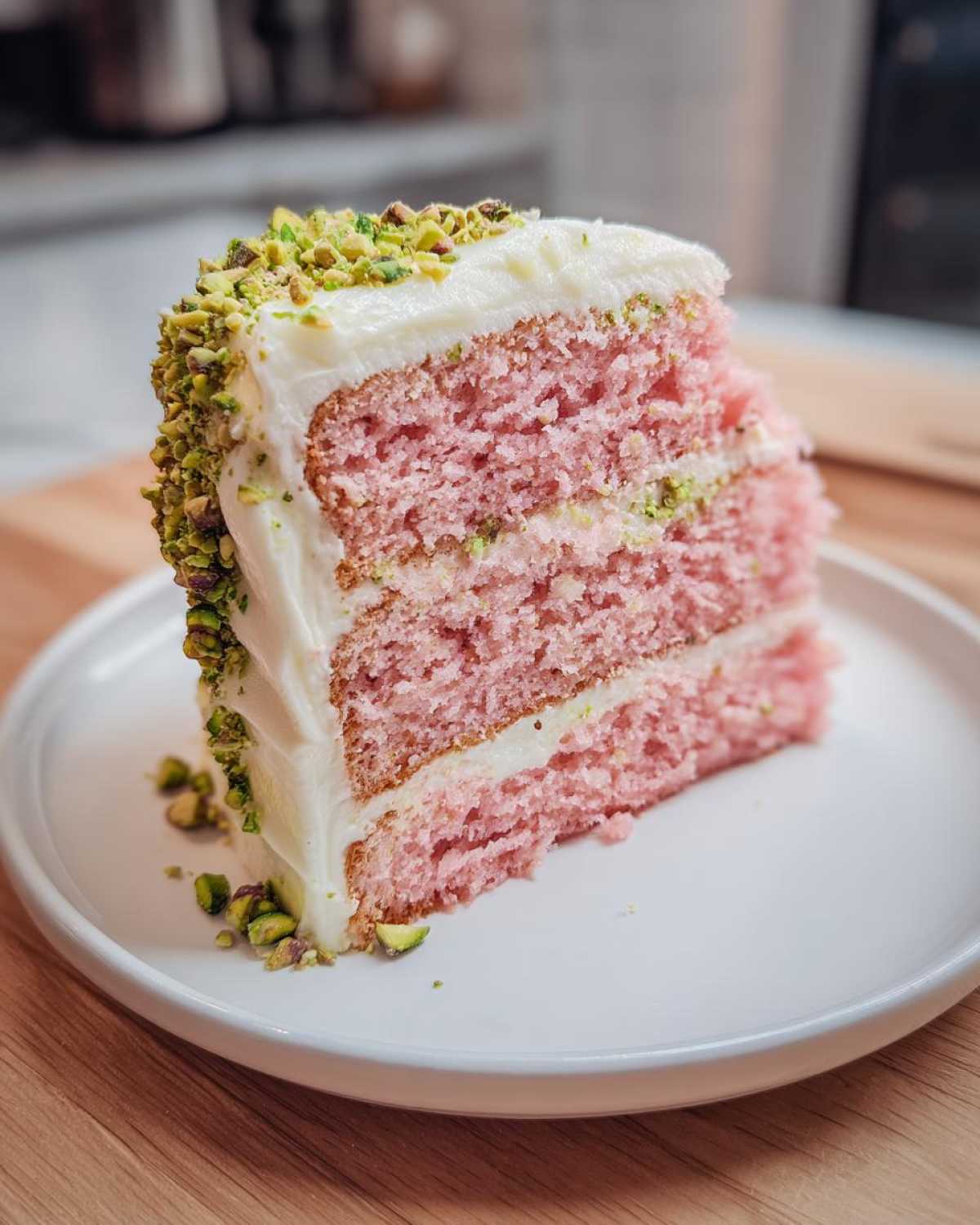 Heaven on Earth Cake (Pink Pistachio Layer Cake) - detail 2
