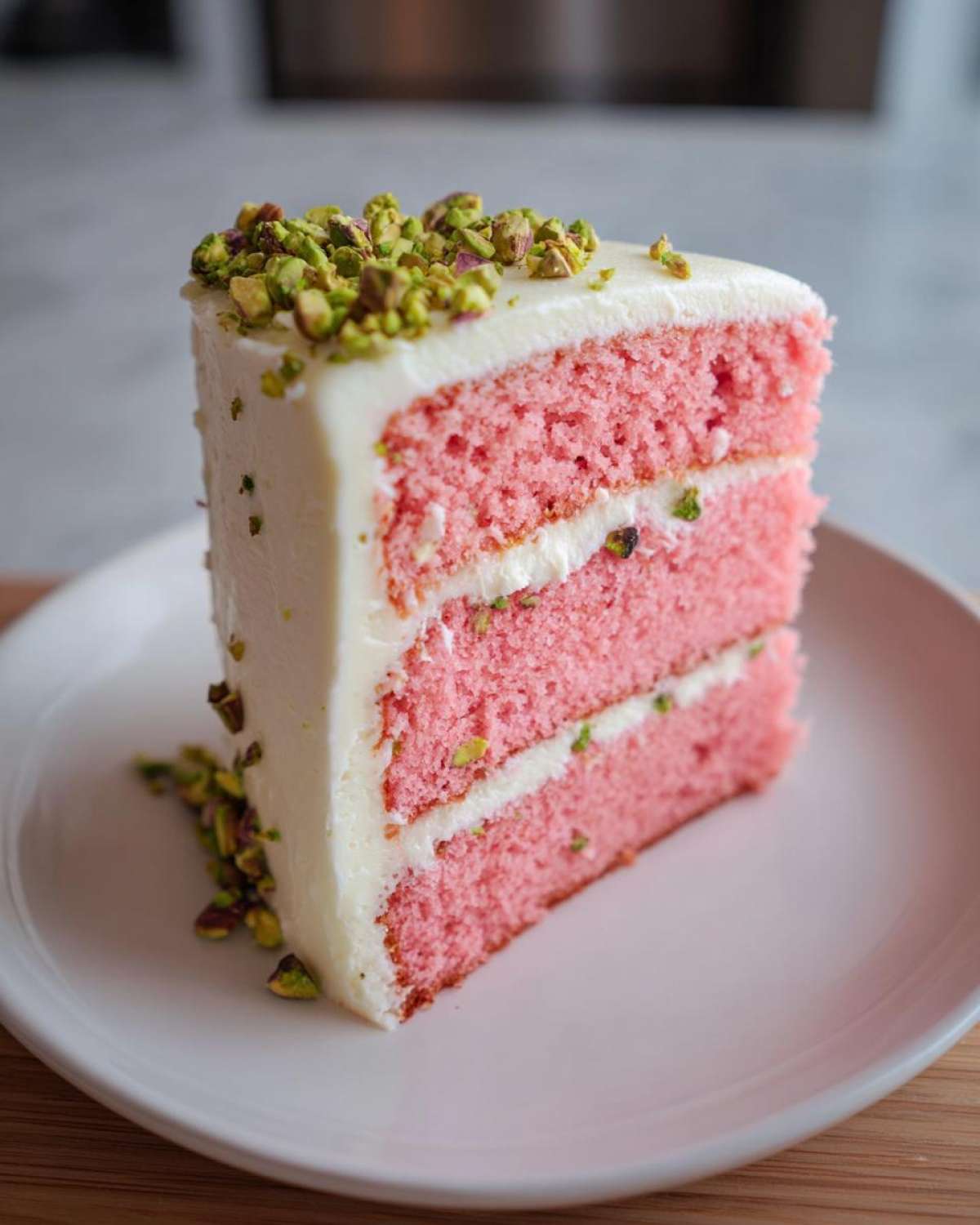 Heaven on Earth Cake (Pink Pistachio Layer Cake) - detail 3