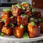 Honey Lemon Garlic Miso Tofu
