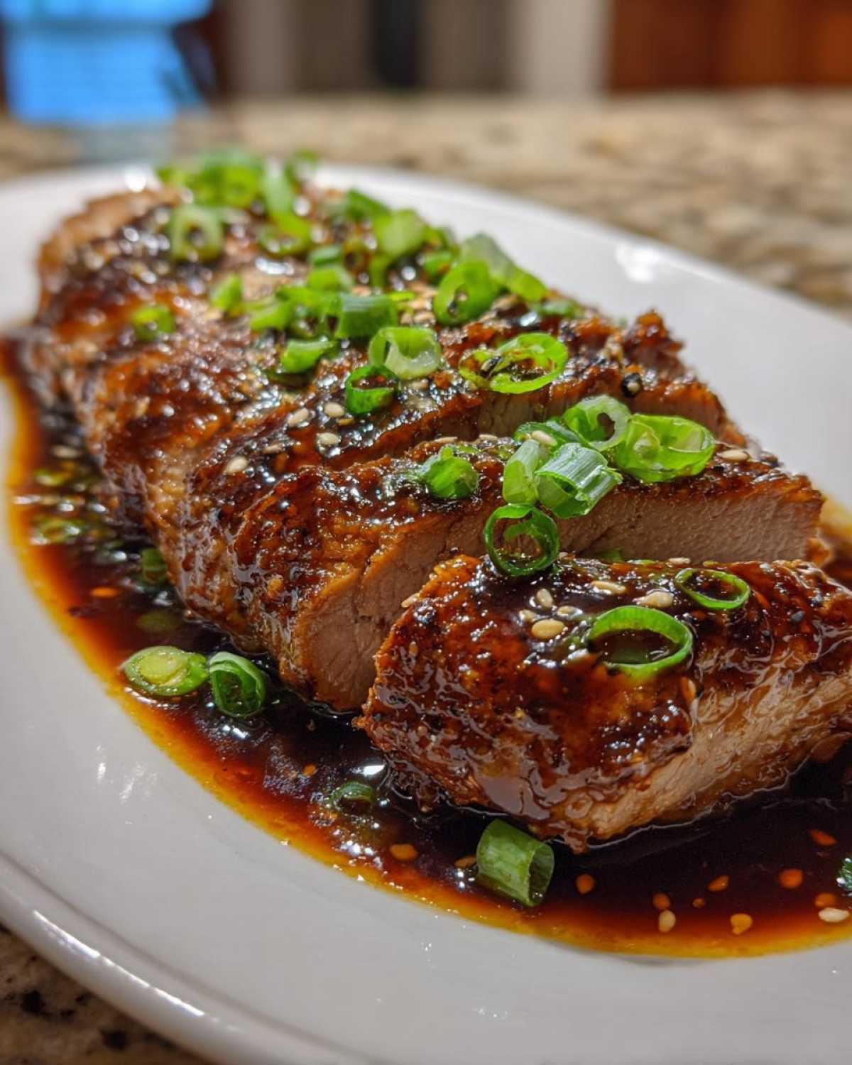 Honey Soy Glazed Pork Tenderloin - detail 2