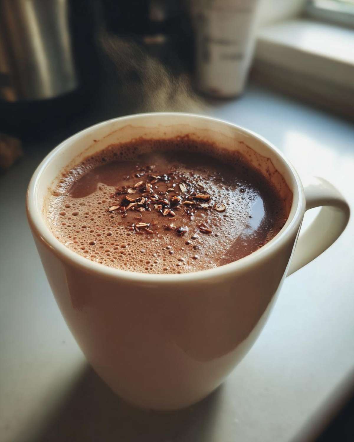 Hot Almond Mocha with Dates - detail 1