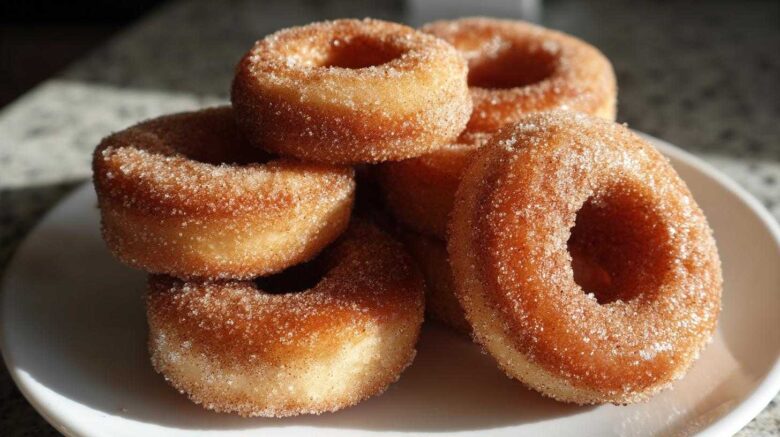 Hot Cinnamon Apple Cider Donuts