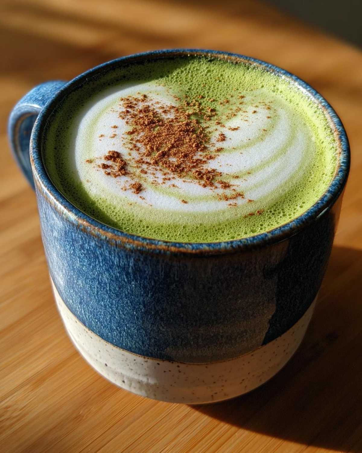 Hot Matcha Almond Milk Latte - detail 1