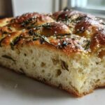 Italian Herb Focaccia Bread (One Bowl)